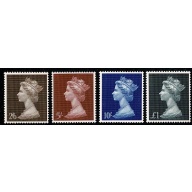 1969 2/6-£1. Set of 4 values.