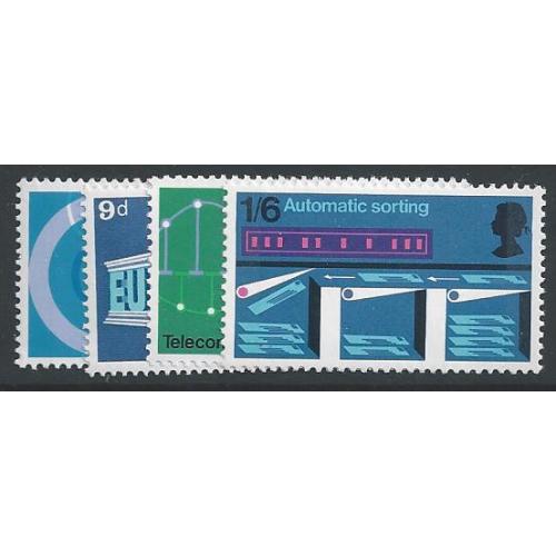 1969 Post Office Technology. SG 808-811