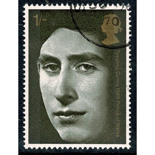 1969 Investiture 1/-. Fine used single.. SG 806