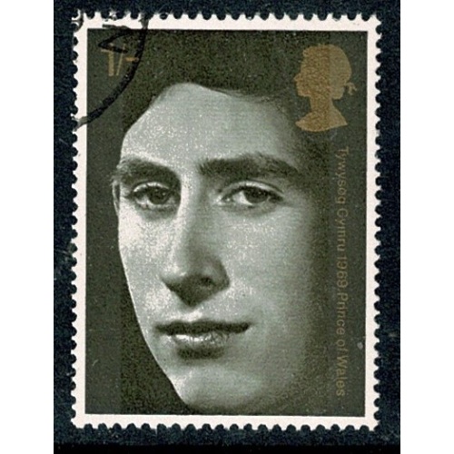 1969 Investiture 1/-. Fine used single.. SG 806
