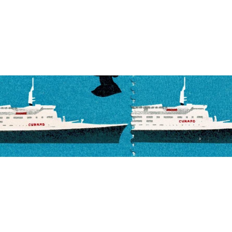 1969 Ships 5d. SHIFT OF RED. UM single. SG 778 var