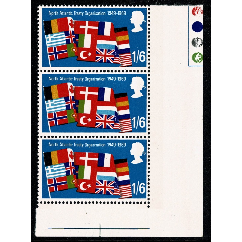 1969 Anniv. 1/6 "shadow" variety. SG Spec. W157e