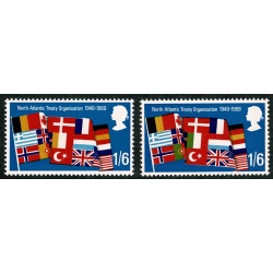 1969 Anniversaries 1/6. MISSING YELLOW-GREEN and PHOSPHOR. SG 794Eya