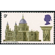 1969 Cathedrals 9d MISSING PHOSPHOR. SG 800y