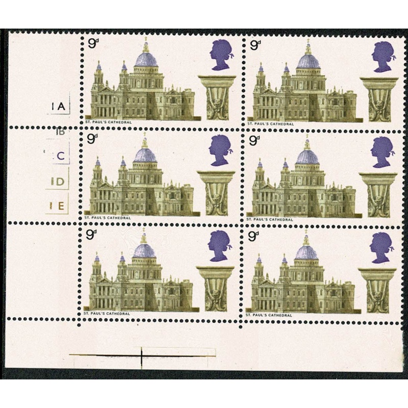 1969 Cathedrals 9d Cyl 1A1B2C1D1E no dot