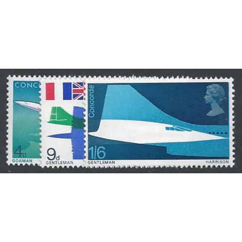 1969 Concorde. SG 784-786