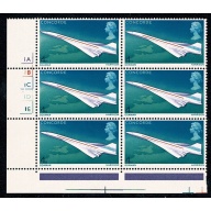 1969 Concorde 4d. Lower left Cyl. 1A 1B 1C 1D 1E block of six