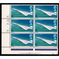 1969 Concorde 4d. Lower left Cyl. 1A 1B 1C 1D 1E block of six
