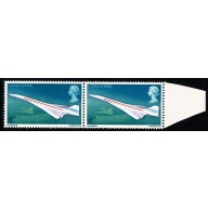 1969 Concorde 4d. LEFT BAND OMITTED. SG Spec. W151e