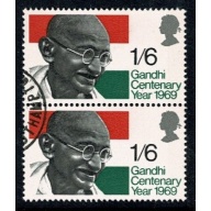 1969 Gandhi 1/6. Fine Used pair. SG 807