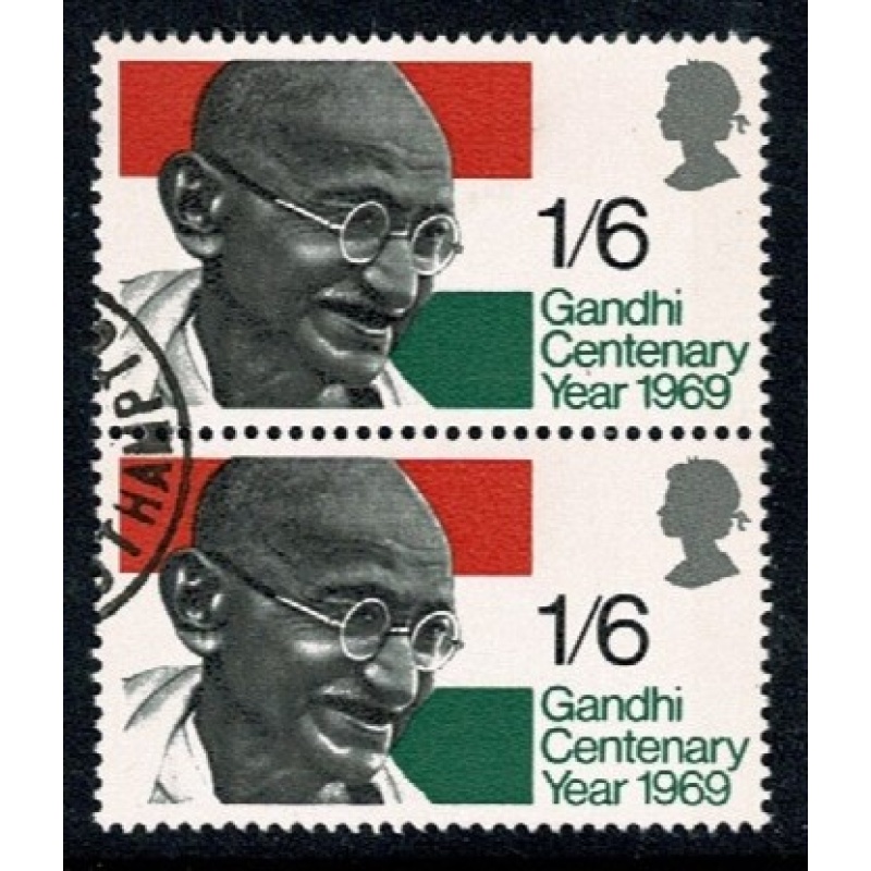 1969 Gandhi 1/6. Fine Used pair. SG 807