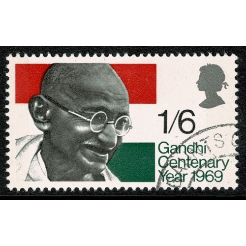 1969 Gandhi 1/6. Fine Used single. SG 807