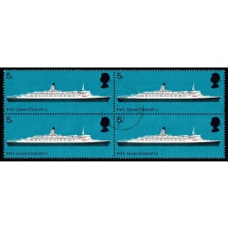 1969 Ships. Set of 5 values in fine used blocks. SG 778-783
