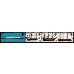 1969 Ships. Set of 5 values  fine used blocks. SG 778-783
