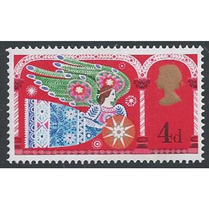 1969 Christmas. SG 812-814.  4d 3½mm band.