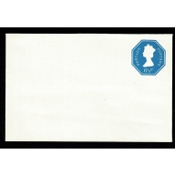 6½p Blue. Size O. 95x145mm. 1 Phos Band. Stamp 30.75mm high. H&B EP117b. No space for postcode on flap.