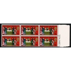 1970 Anniv. 5d. Listed variety "white spot in hem" SG Spec. W182e