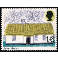 1970 Cottages 1/6. SHIFT OF LILAC upward. SG 818 var.