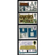 1970 Cottages. VFU set of 4 values. SG 815=818
