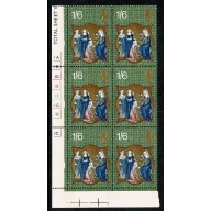 1970 Christmas 1/6. Cyl 1A 1B 1D 1E 1F 1G 1J 1C p7 no dot.