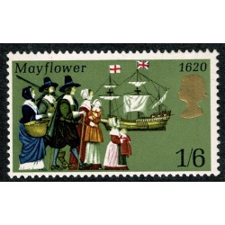 1970 General Anniversaries 1/6  MISSING EMERALD. SG 822b.