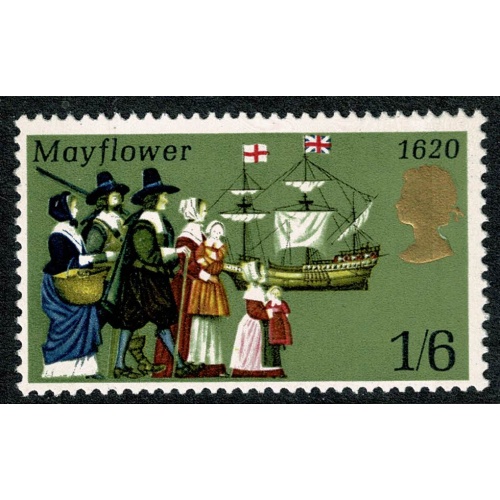 1970 General Anniversaries 1/6  MISSING EMERALD. SG 822b.