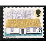 SG 818Ey. 1970 Rural Architecture 1/6. Missing Phosphor.