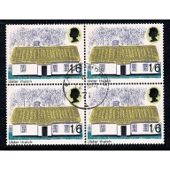 1970 Cottages 1/6. Fine Used block of four SG 818