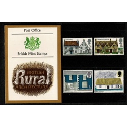 1970 Cottages Presentation Pack. Two tufts on unicorns head.