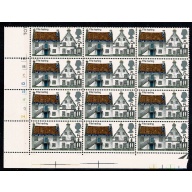1970 Cottages 5d. Cylinder Cyl. 1A 1B C 1D 1E 1F G 1H no dot block MISSING  "1s"
