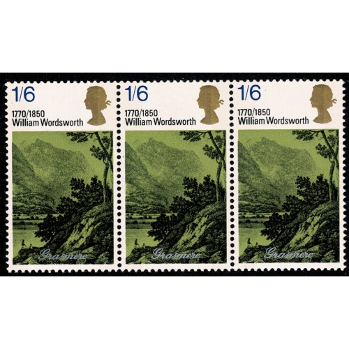 1970 Literary Anniv. 1/6. Listed variety "extra road" SG Spec. W191h