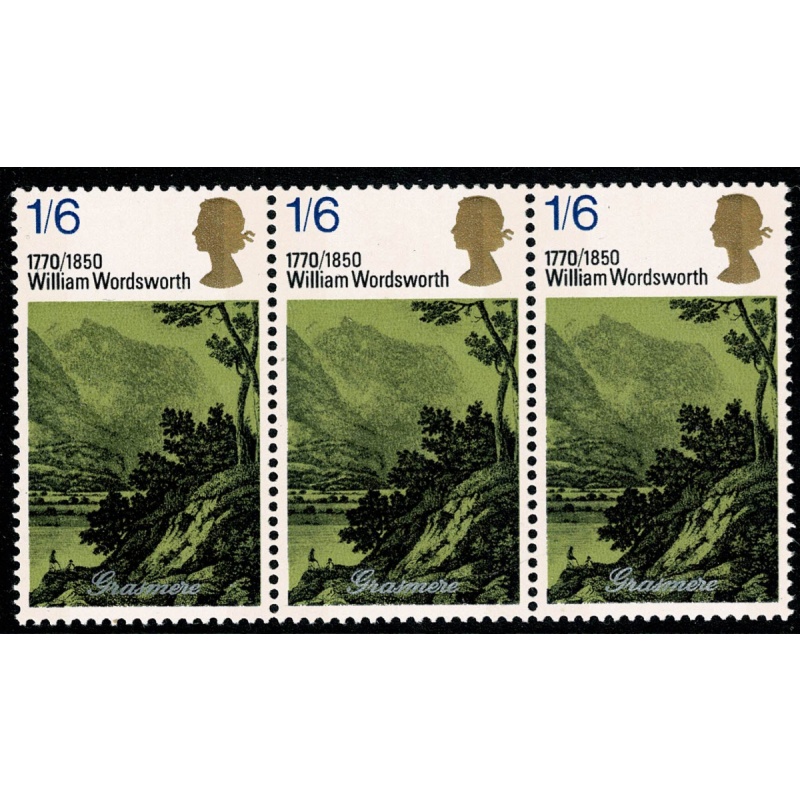 1970 Literary Anniv. 1/6. Listed variety "extra road" SG Spec. W191h