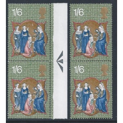 1970 Christmas 1/6. TURQUOISE GREEN SHIFT PAIR. SG 840 var.