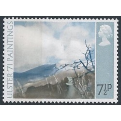 1971 "Ulster" Paintings 7½p. Broad Band 4mm from left edge. SG Spec. W202c