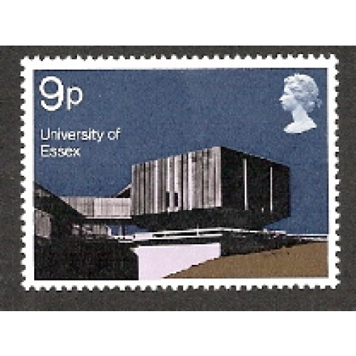 SG 893Ey. 1971 Universities 9p. Missing Phosphor