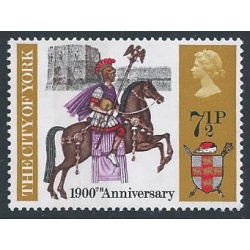 1971 General Anniversaries 7½p. Broad Band 8mm from left edge. SG 888 var