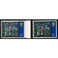 1971 Christmas 3p. Error MISSING LEMON. SG 895c