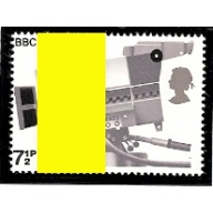 1972 BBC 7½p. Broad Band. SG 911c.