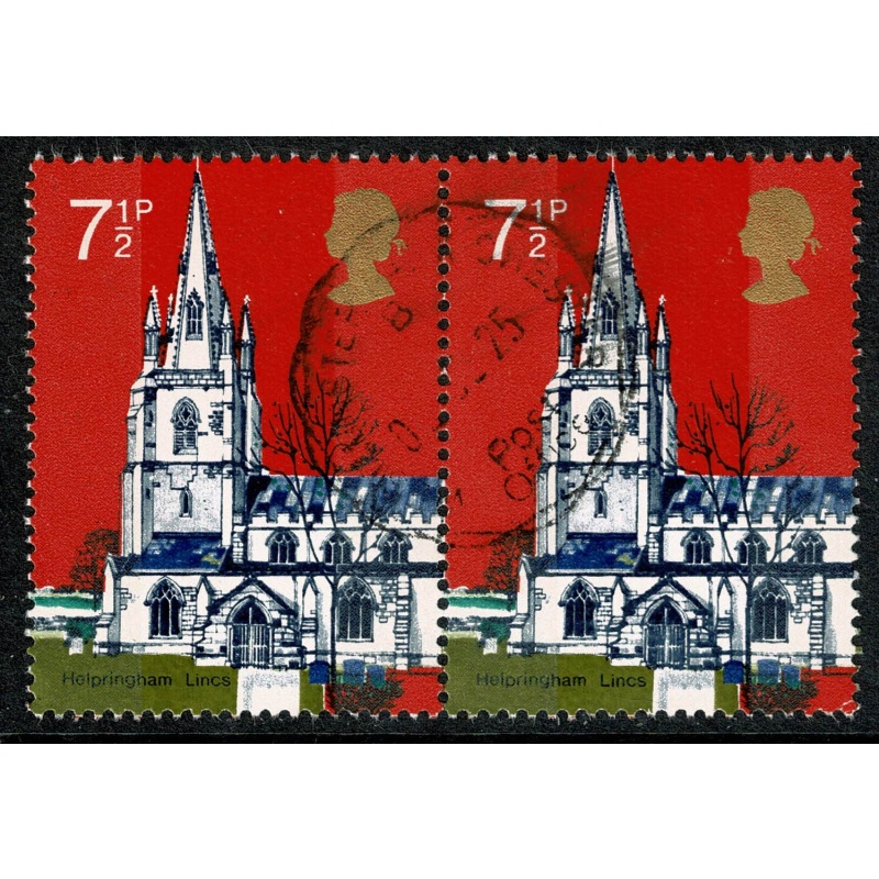 1972 Churches 7½p SG 907 Fine Used pair.