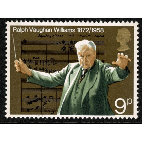 1972 General Anniversaries 9p. SHIFT OF BISTRE BROWN. SG 903