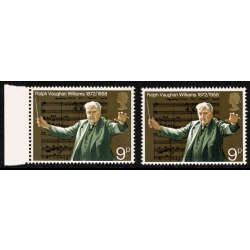 1972 General Anniversaries 9p. SHIFT OF BISTRE BROWN. SG 903