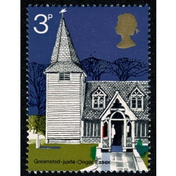 1972 Churches 3p. SHIFT OF RED TO LEFT. SG 904 var.