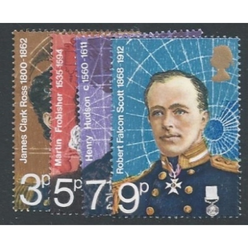 1972 Explorers. Unmounted Mint set of 4 values. SG 897-900