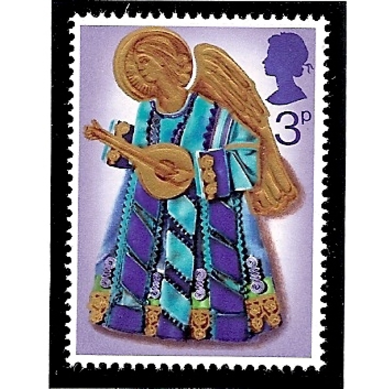 SG 914Ey. 1972 Christmas 3p. Missing Phosphor.