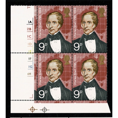 1973 Explorers 9p. Cylinder block of four.