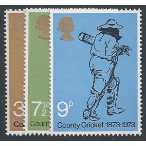 1973 Cricket. SG 928-930
