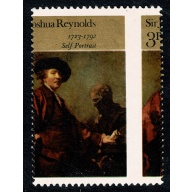 1973 Paintings 3p. Error SHIFT OF VERTICAL PERFORATIONS. SG 931 var.