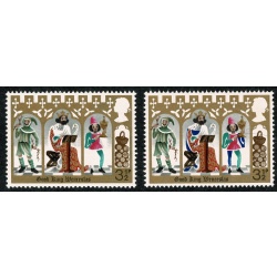 1973 Christmas 3½p (PVAD). MISSING BLUE. SG 948d