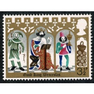 1973 Christmas 3½p MISSING SALMON PINK. SG 948c.