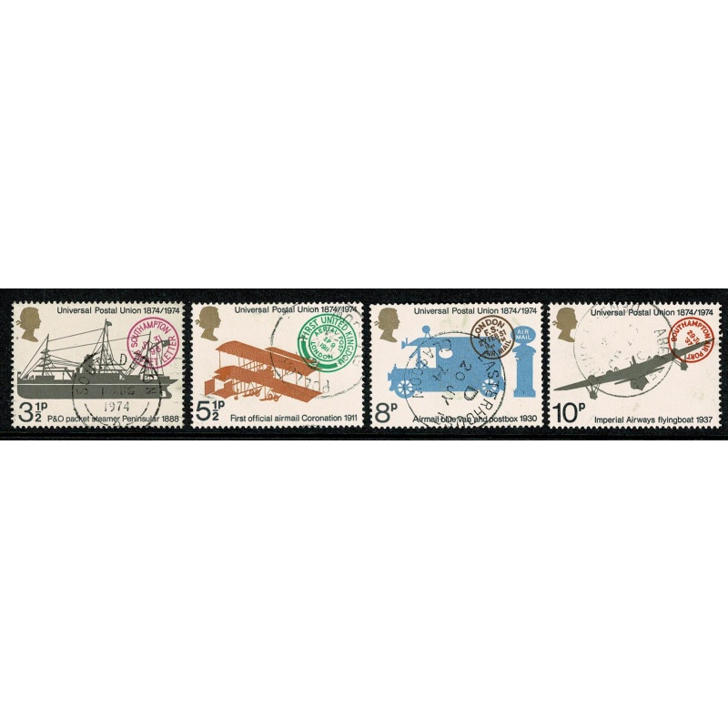 1974 U.P.U. Set of 4 values Fine Used. SG 954-947